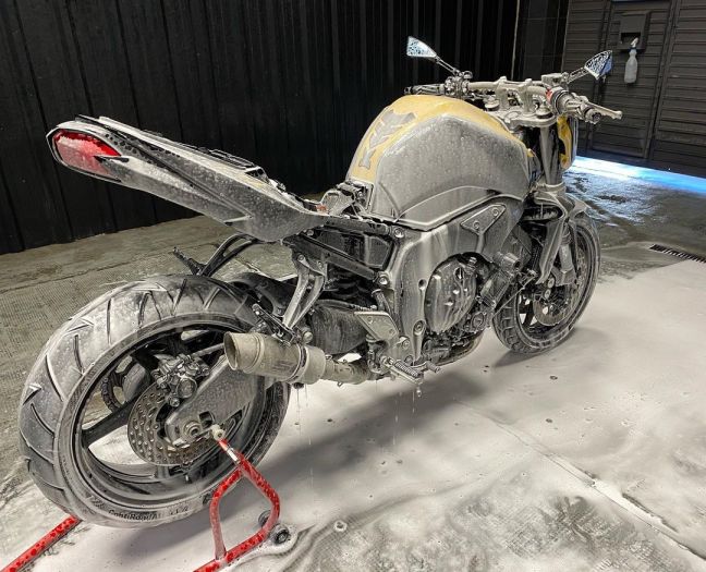 lavado de motos