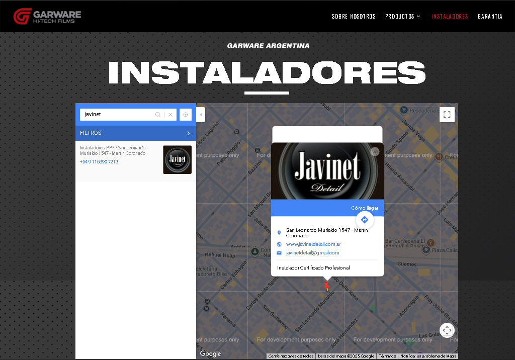 Instaladores oficiales PPF y detailing